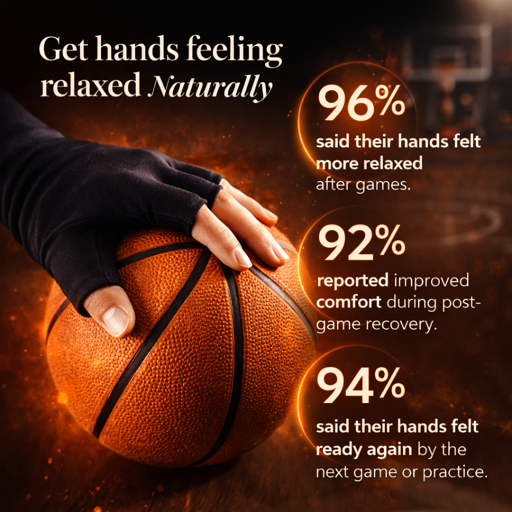DEXI GripEase™ Fingerless Hand Support Gloves – Basketball Players